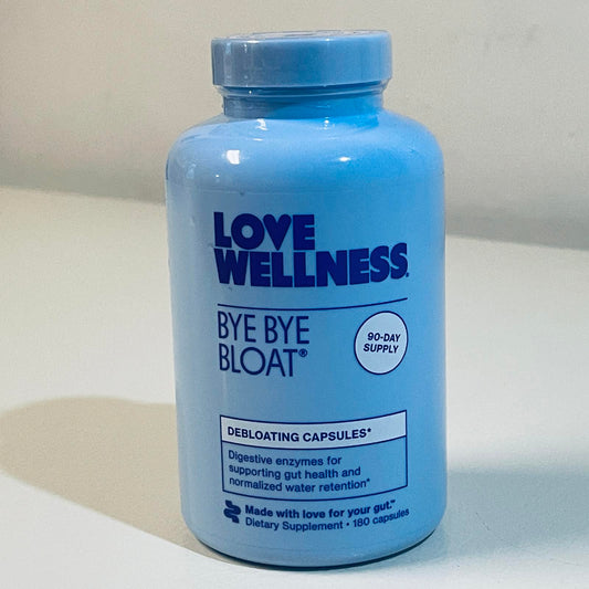 Love Wellness Bye Bye Bloat Debloating 180 Capsules EXP 10/2026