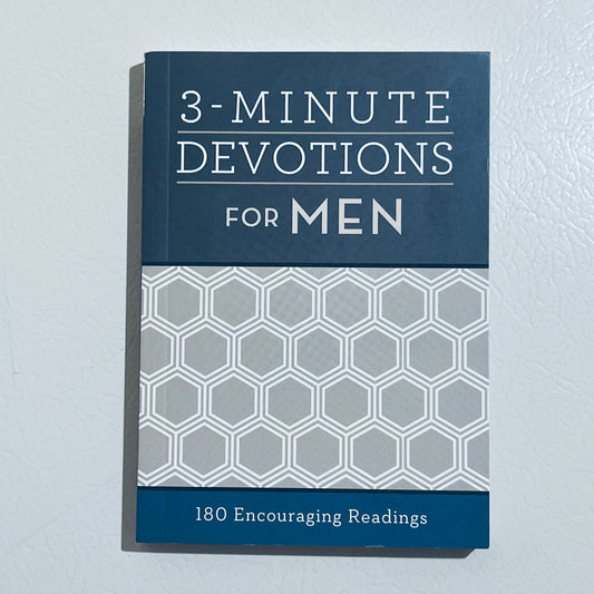 3-Minute Devotions for Men: 180 Encouraging Readings