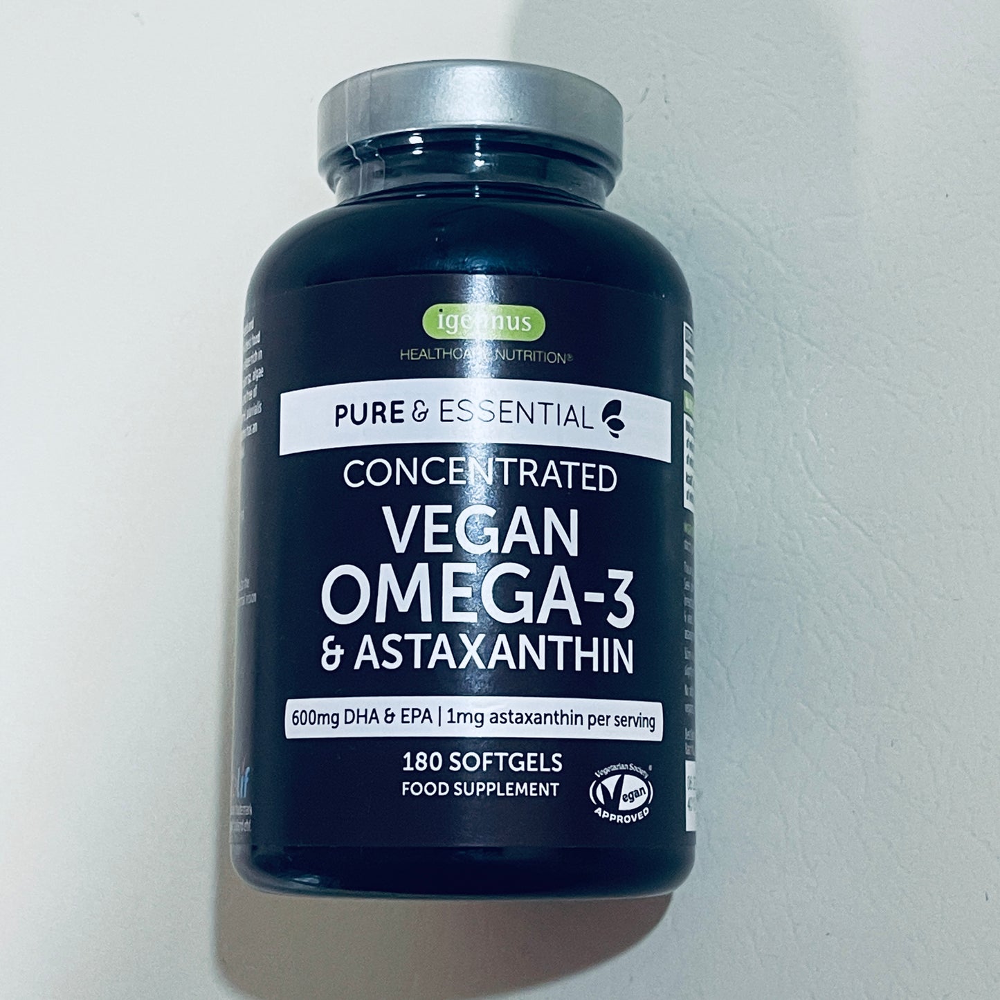 Igennus Pure & Essential Vegan Omega-3 & Astaxanthin