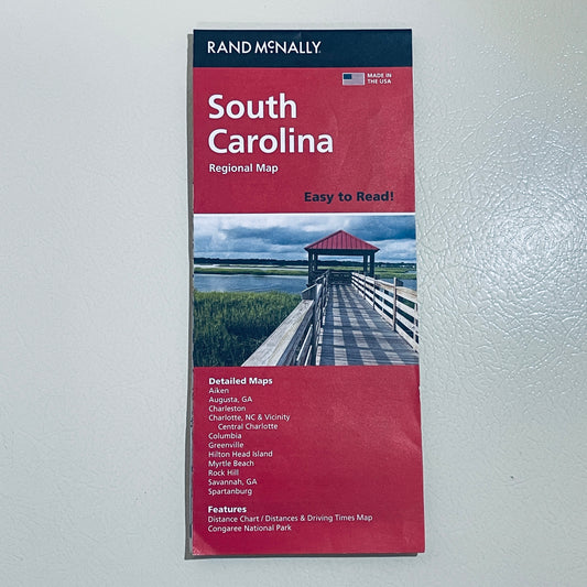 Rand McNally South Carolina Regional Map