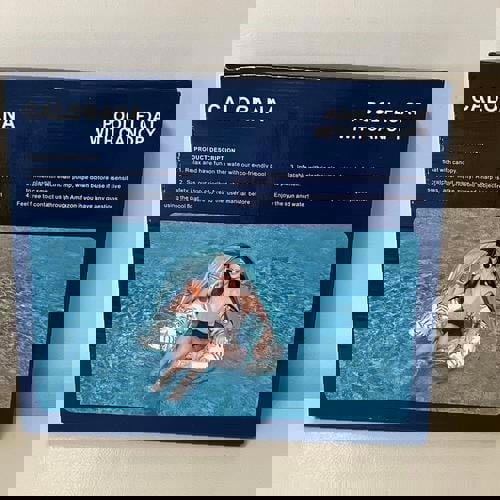 Comfortable Inflatable Pool Float with Canopy