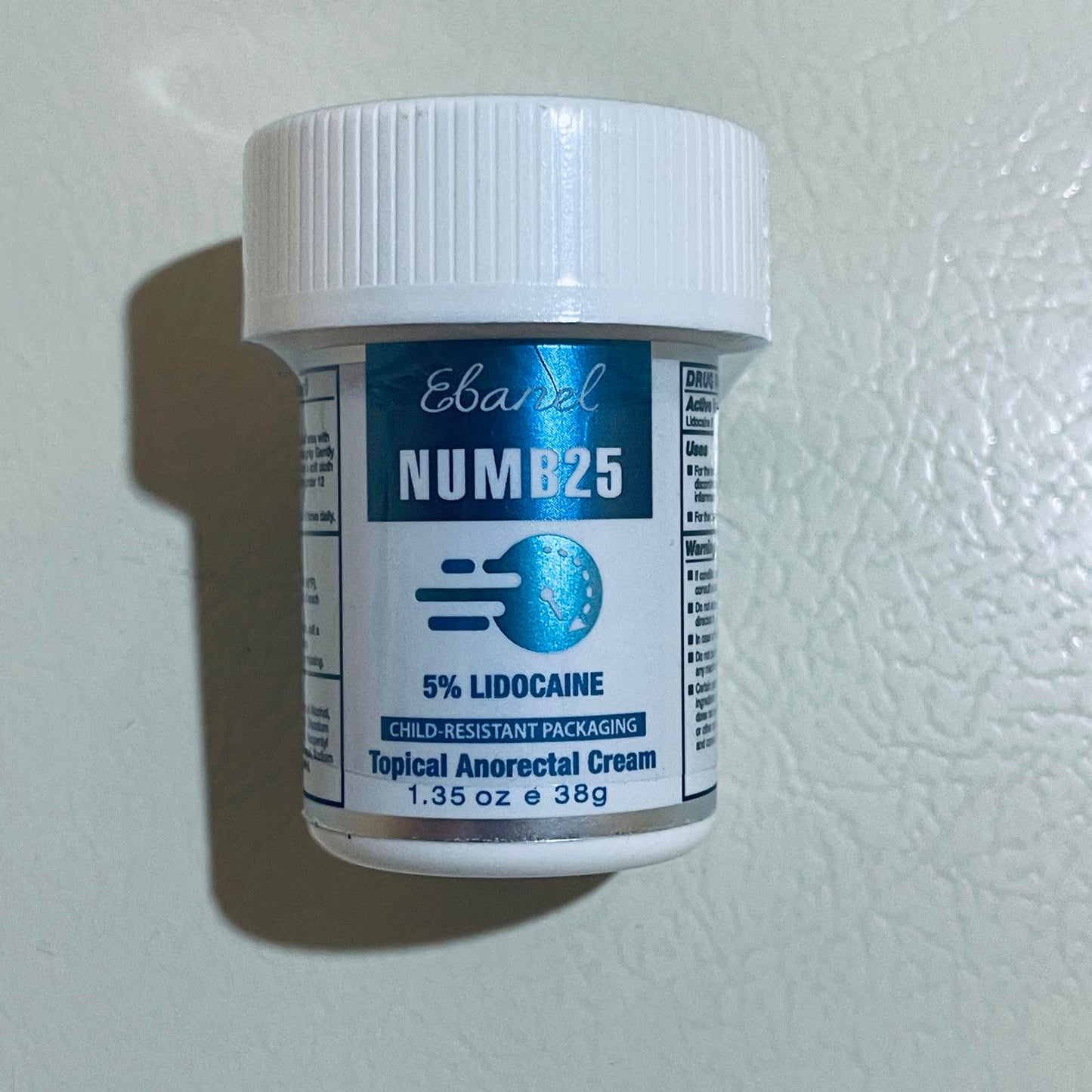 Ebanel Numb25 5% Lidocaine Topical Anorectal Cream EXP 6/2026