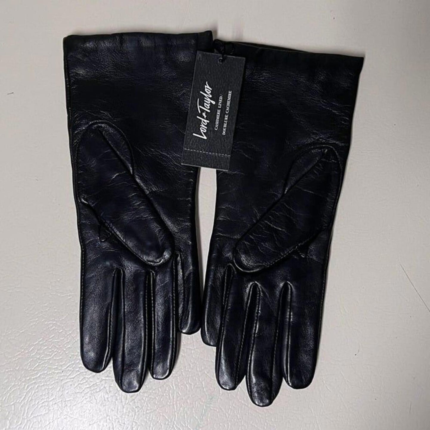 Lord and Taylor cashmere leather gloves