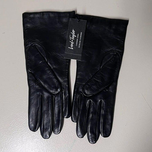 Lord and Taylor cashmere leather gloves