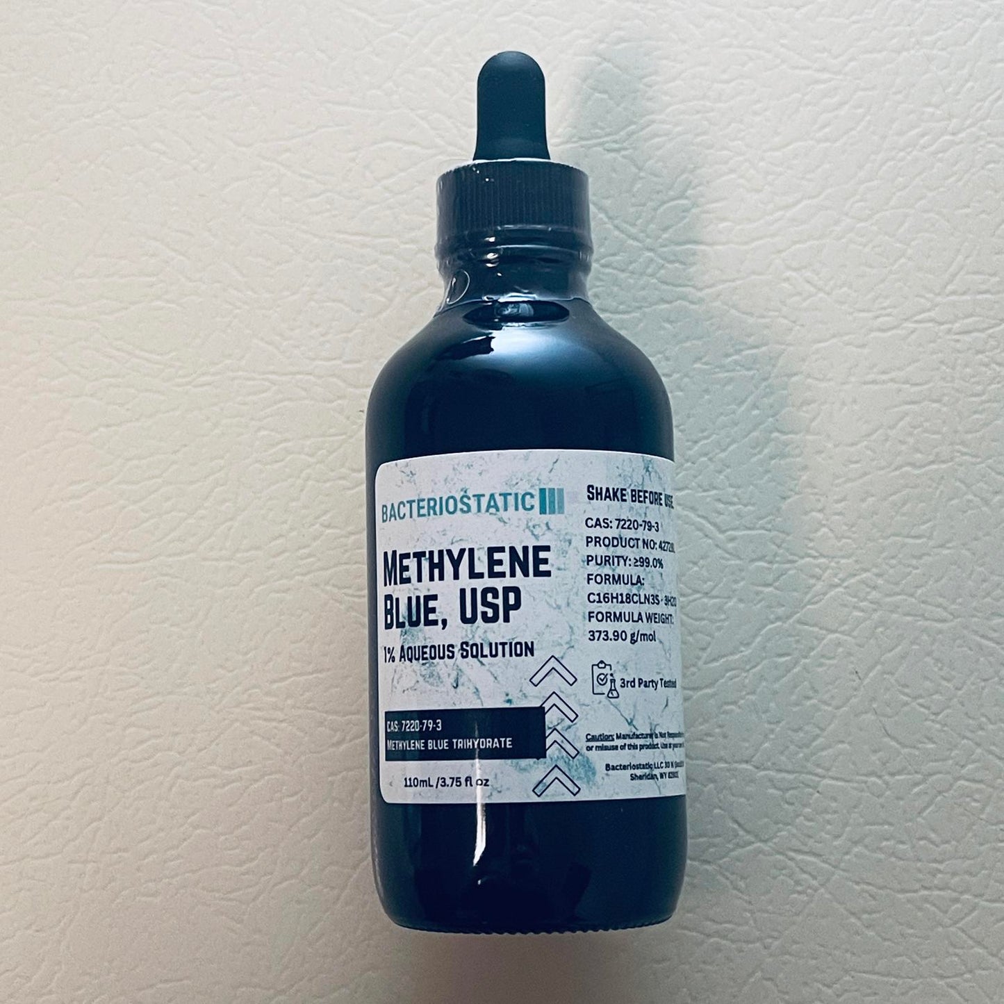 Methylene Blue USP 1% Aqueous Solution 110ml - EXP 2/26