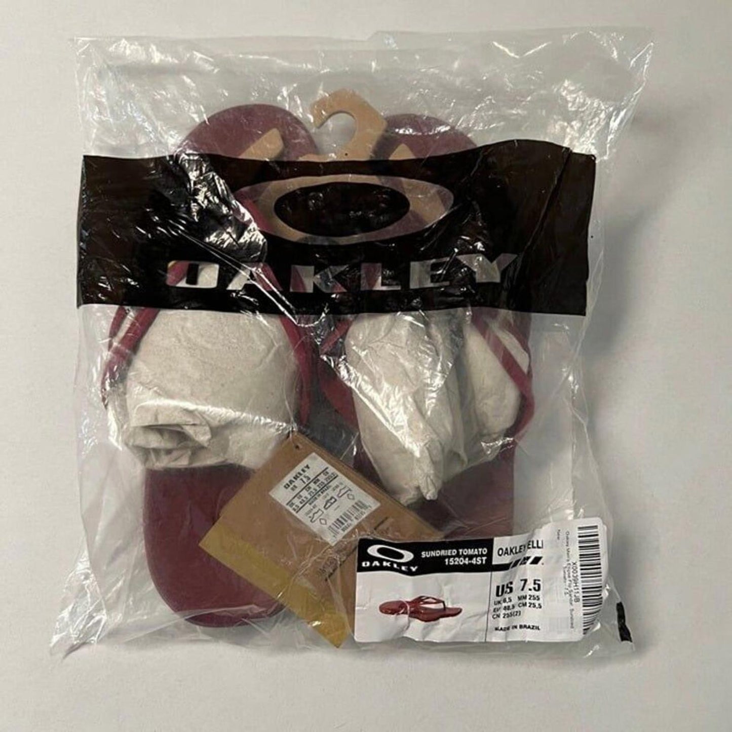 Oakley Ellipse Flip Sandal Sundried Tomato - Men's Size US7.5