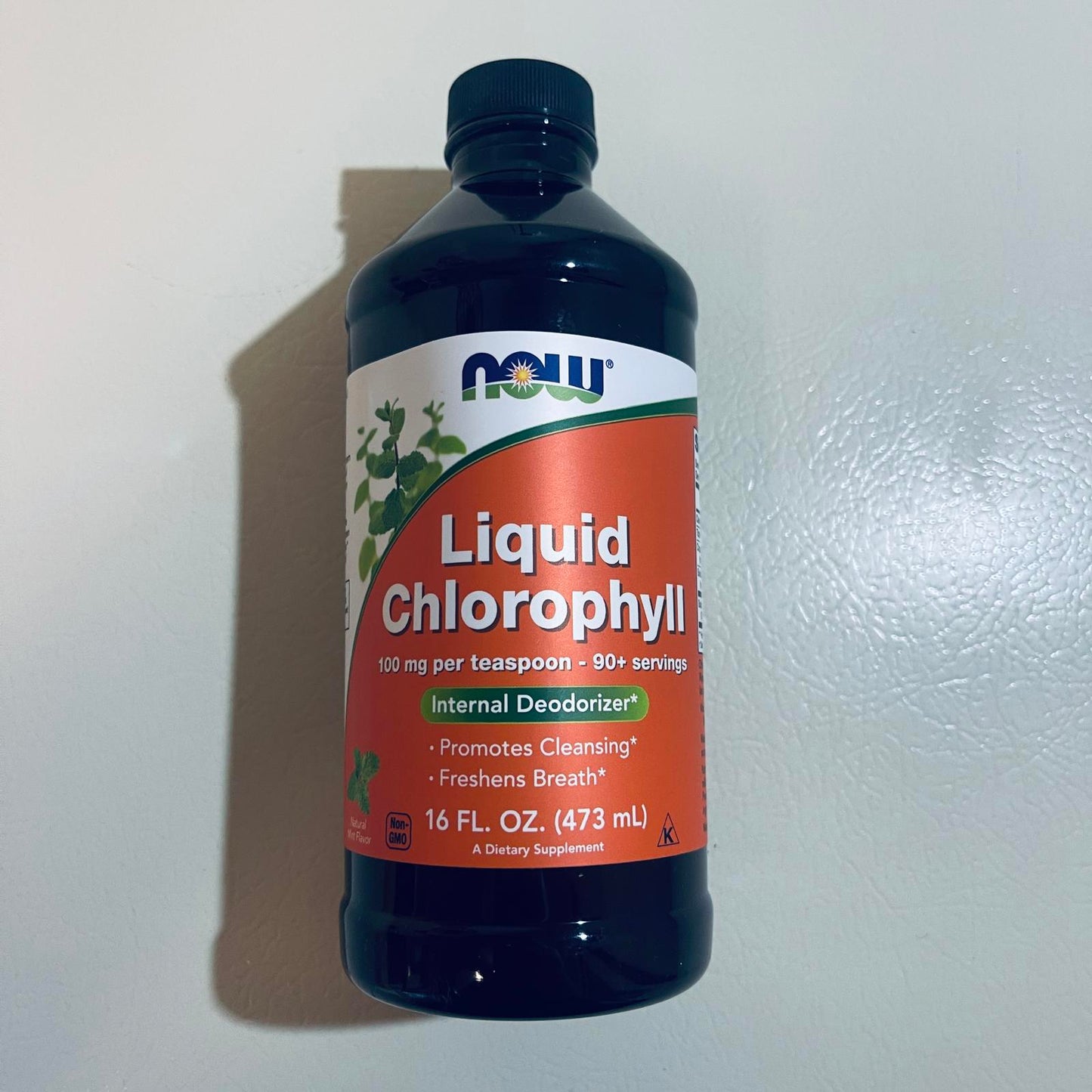 NOW Liquid Chlorophyll Dietary Supplement 16 FL. OZ. (473 mL) BEST 12/2028