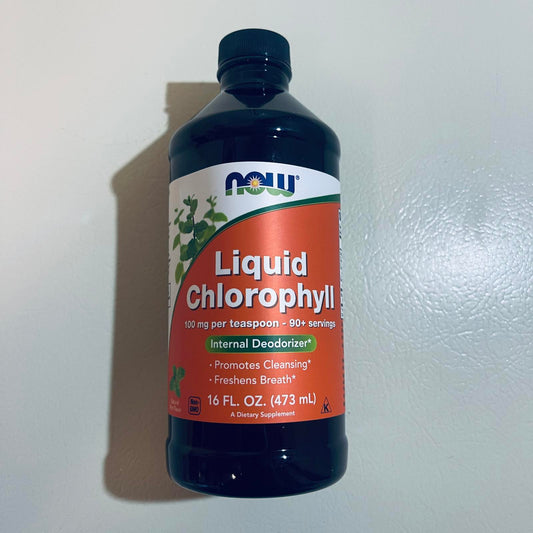 NOW Liquid Chlorophyll Dietary Supplement 16 FL. OZ. (473 mL) BEST 12/2028
