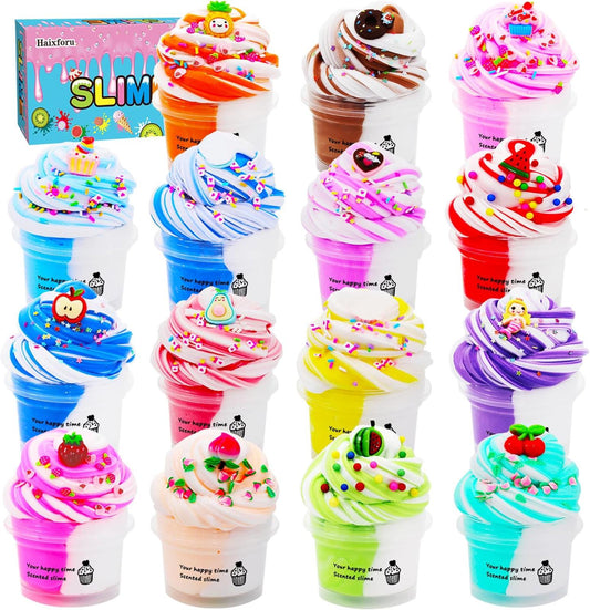 15 Pack Two-Toned Butter Slime Kit