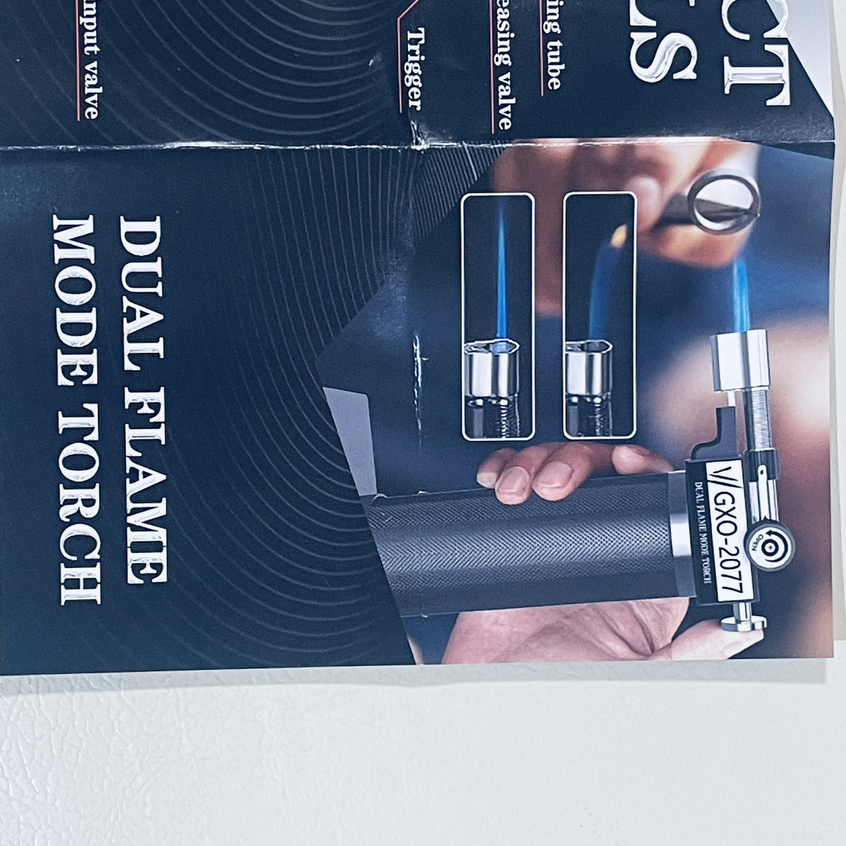 GXO-2077 Dual Flame Butane Torch Lighter with Cigar Cutter - view 12 of 17