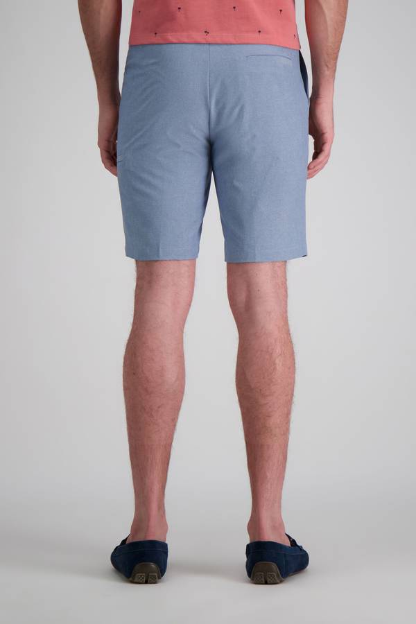 Haggar Active Series performance utility short, back view stock photo