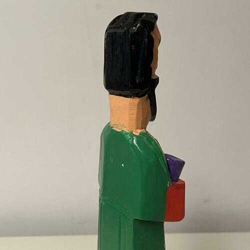 Painted Wooden St. Pascual By Kalalou GJC1011
