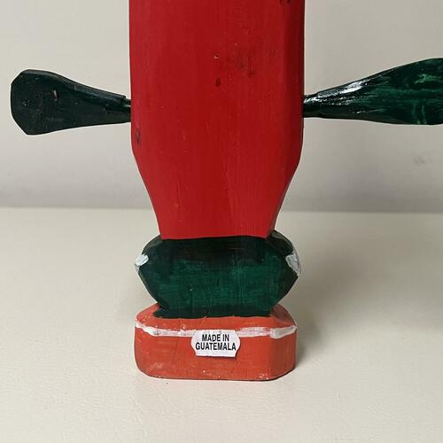 KALALOU GJC1010 Painted Wooden Virgin Guadalupe