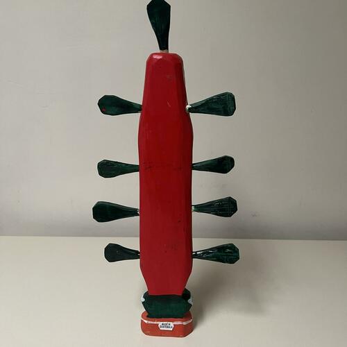 KALALOU GJC1010 Painted Wooden Virgin Guadalupe