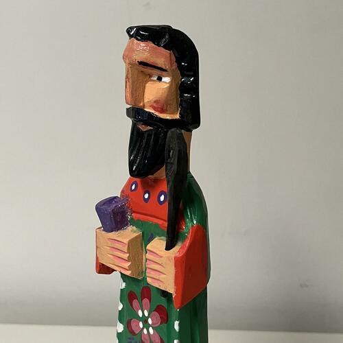Painted Wooden St. Pascual By Kalalou GJC1011