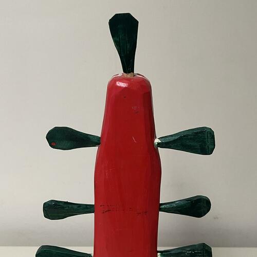 KALALOU GJC1010 Painted Wooden Virgin Guadalupe