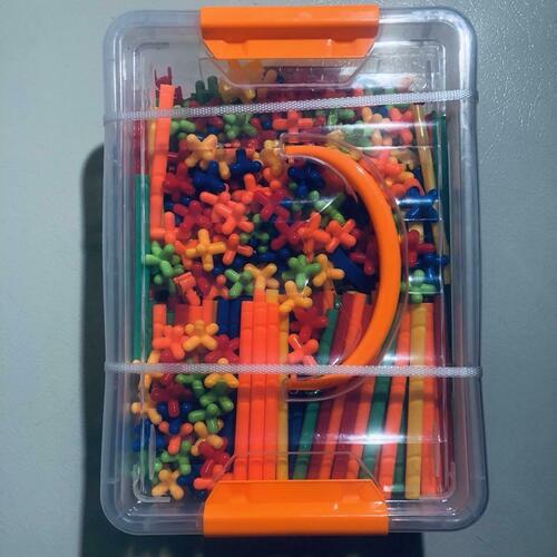 STEM Building Toys 600Pcs Straw Construction Educational Creative Engineering