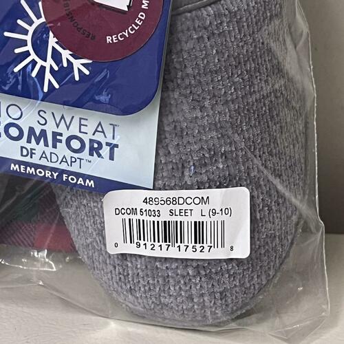 Dearfoams Women's Samantha Knit Closed Toe Scuff Slipper- Large US9-10