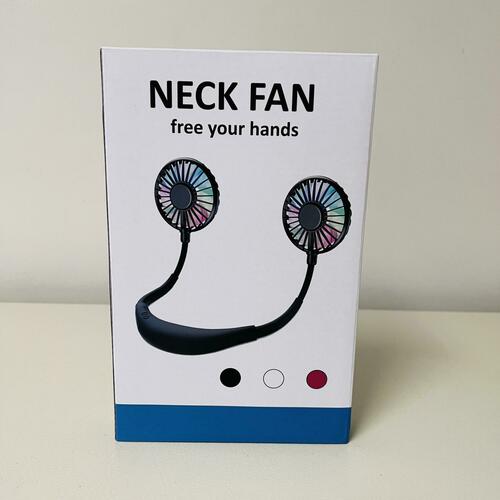 Neck Fan, USB Rechargeable Battery Personal Portable Fan Hands Free 10 Hours NEW