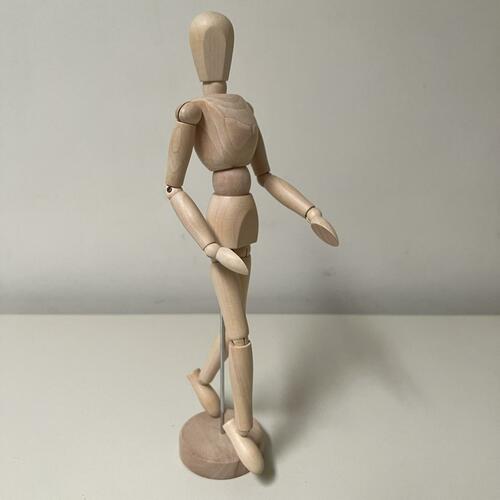 Small Wooden Human Artists' Mannequin Male/12" Manikin by Kalalou