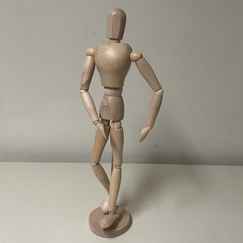 Wooden Human Manikin - Male/16" Mannequin By Kalalou
