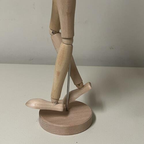 Wooden Human Manikin - Male/16" Mannequin By Kalalou