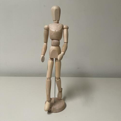 Small Wooden Human Artists' Mannequin Male/12" Manikin by Kalalou