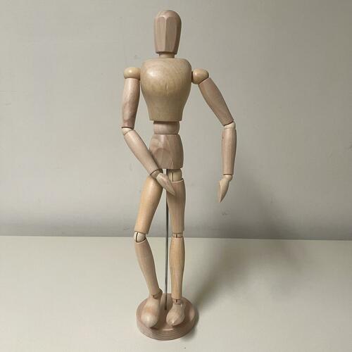 Wooden Human Manikin - Male/16" Mannequin By Kalalou