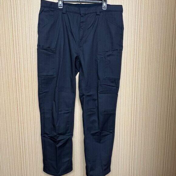 Red Kap Uniform Work Pants Cargo Style - Navy Blue -Size 42x30