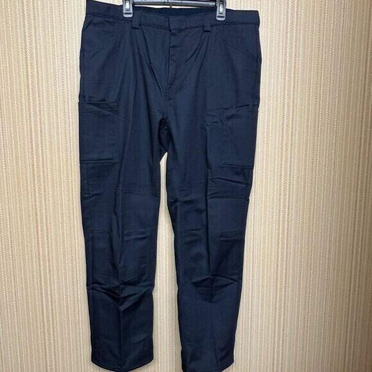 Red Kap Uniform Work Pants Cargo Style - Navy Blue -Size 42x30