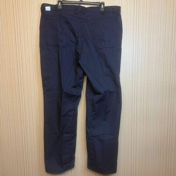 Red Kap Uniform Work Pants Cargo Style - Navy Blue -Size 42x30