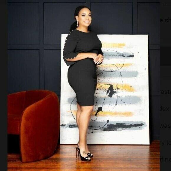 Allen Kay Midi Dress