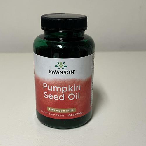 Swanson Pumpkin Seed Oil Brain Health Cardiovascular Support 1000mg 100 Softgels