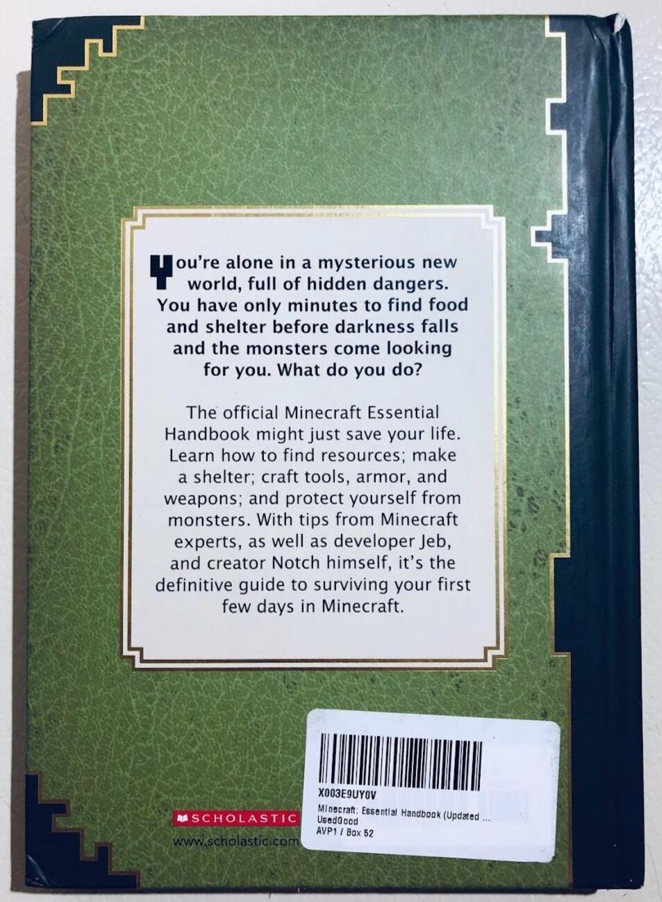 Minecraft: Essential Handbook (Updated Edition): An Official Mojang Book