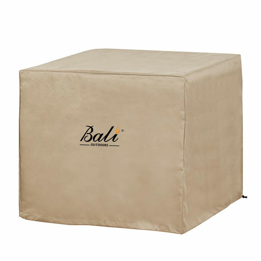 30" Square Patio Fire Pit Table Cover,Heavy Duty,Waterproof Oxford Fabric, Brown