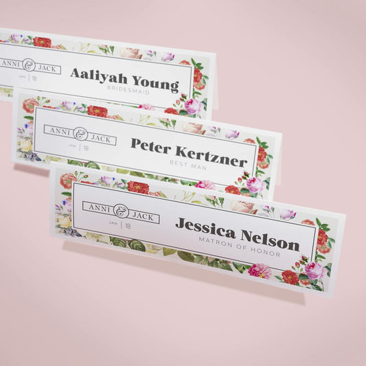 100 Avery Printable Tent Cards, Sure Feed Technology, 2.5" x 8.5", White (05305)