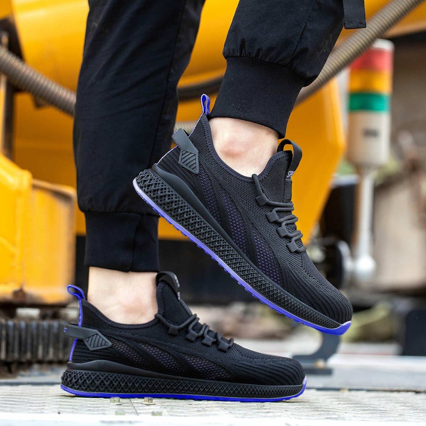 Women's/Unisex Safety Shoes w/Composite Toe Cap, Puncture Proof Lightweight Size- M8/W9